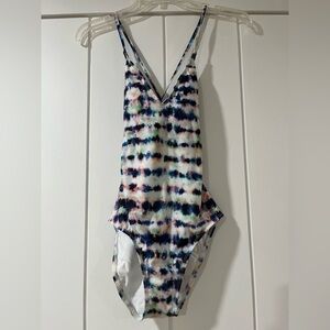 NWT Splendid Tie-Dye One-Piece Swimsuit 
Strappy back size small